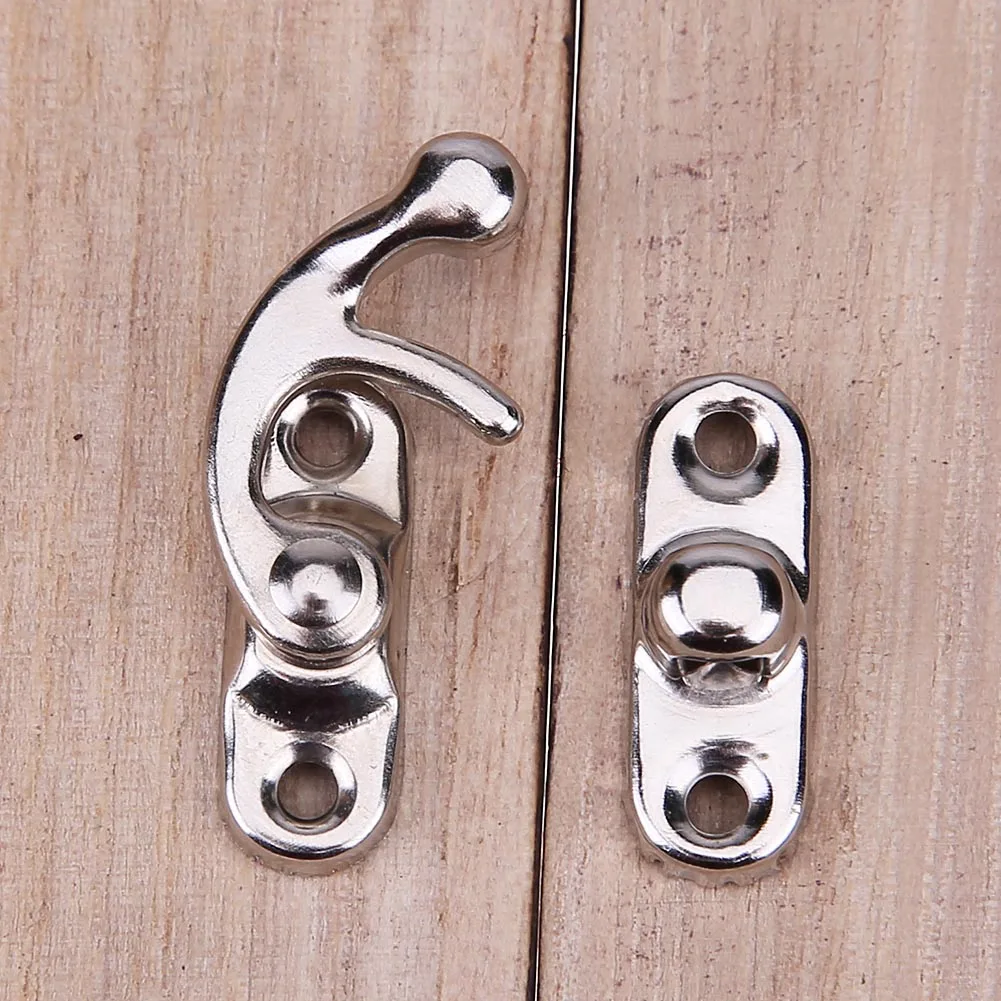 10pcs/Set Vintage Iron Buckle Horn Locks Clasp Hook Jewelry Box Padlocks