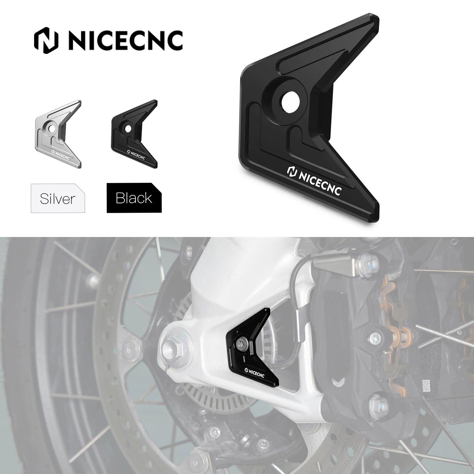 

For BMW R1200GS R1250GS NICECNC Motorcycle ABS Sensor Guard R1200GS R 1200 GS GSA 2013-18 R 1250 GS R1250GS Adventure 2019-2024