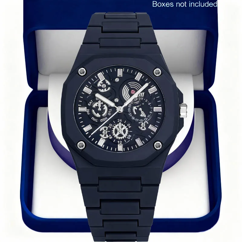 1-piece new watch, polygonal dial, fashionable and trendy accessory for outfit coordination