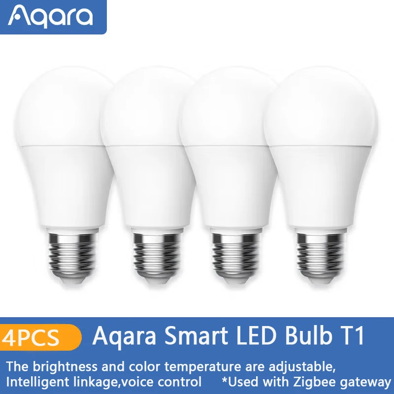 

Aqara Smart LED Bulb E27 Cordless Smart Light Bulbs Zigbee 9W 2700K-6500K Smart Remote bulb Light For Xiaomi Mi Home HomeKit