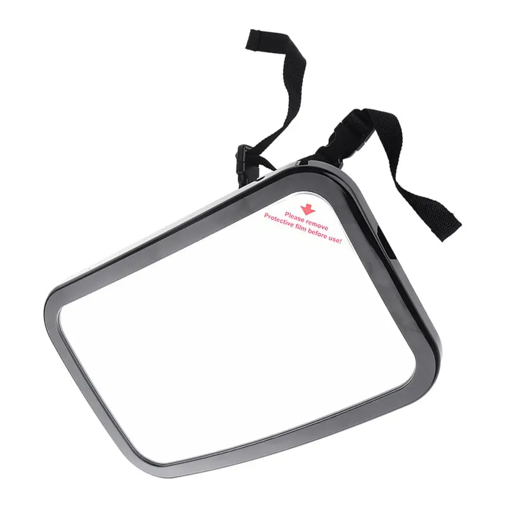 Adjustable Wide View Rear/Baby/Child Seat Car Mirror Headrest Mount