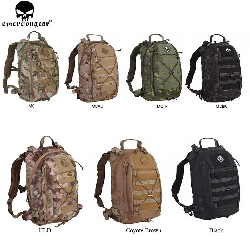 Emersongear-タクティカルアサルトバックパック,取り外し可能