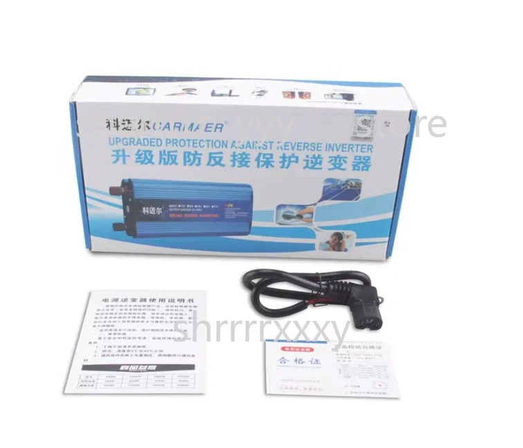 500W Modified Sine Wave Inverter 12-72V to 220V with USB and Digital Display for Solar & Vehicle