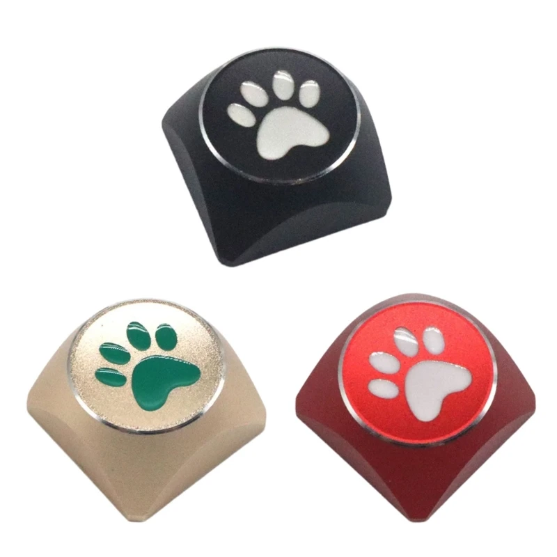 

Aluminum Alloy Metal Keycap CatPaws XDA Keycap for Mechanical Keyboards Dropship