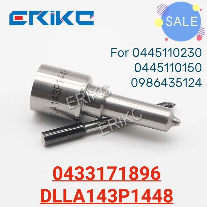 DLLA143P1448 Fuel Injector nozzle 0433171896 Oil Nozzle DLLA 143 P 1448 0 433 171 896 for 0445110230 0445110150 0986435124