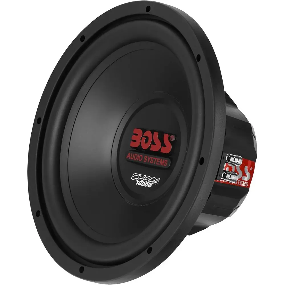 10 Inch 1500W Dual 4 Ohm Car Subwoofer - Sold Individually, Connects to Amp