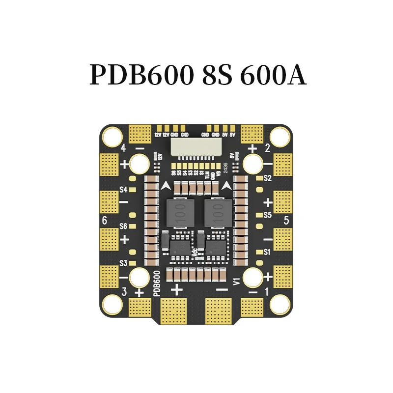 Aocoda-RC PDB400 8S/12S 400A PDB または PDB600 8S 600A 配電盤 クアッドコプター ドローン 固定翼機 電流計用