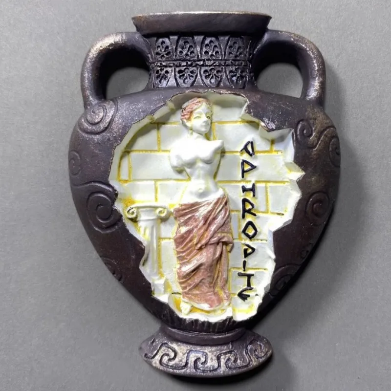 اليونان كريت مغناطيس الثلاجة Chalkidiki Kefallinia الهدايا التذكارية السياحية الثلاجة ملصقات المغناطيسي ديكور المنزل هدايا الزفاف