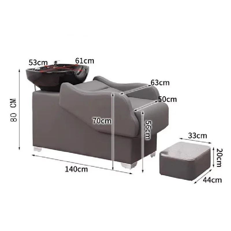 Beauty Salon Head SPA Shampoo Chair Luxury Modern Minimalist Comfortable Hair Washing Chair Silla De Lavado De Cabello Furniture