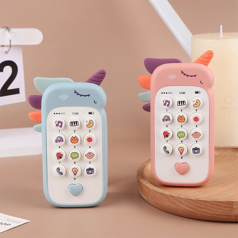 Jouet de téléphone pour bébé, son musical, jouets de couchage ABS, cadeaux pour enfants