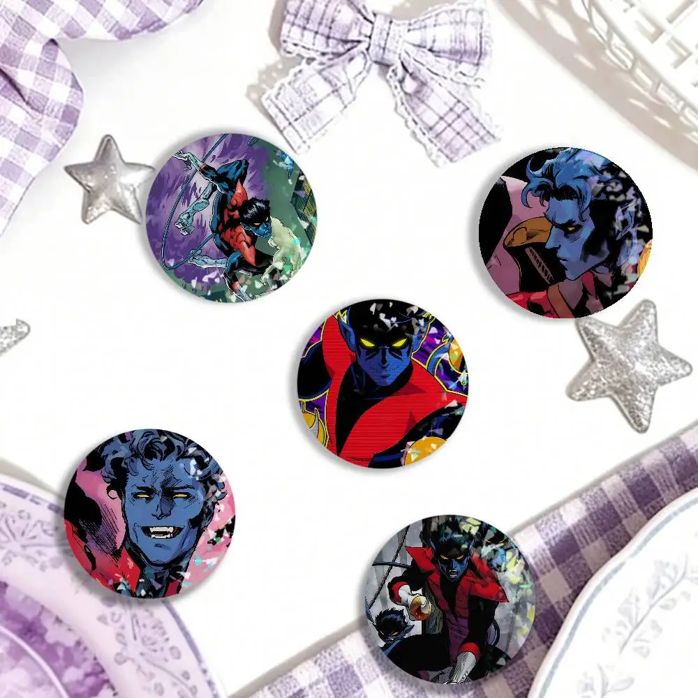 N-nightcrawler Hero K-kurt W-wagner Laser Badge, ropa, mochilas, sombreros, accesorios, regalos para niños, amigos, fanáticos, coleccionables