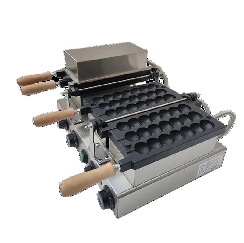 

custom new design electric snack machine egg stick waffle machine commercial hotel non-stick double egg stick waffle machine