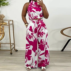 2 Piece Women Sets 2024 New Arrival Summer Autumn Matching Sets Print Two Pieces Sets Top Pants Suits Outfits Women's Clothing