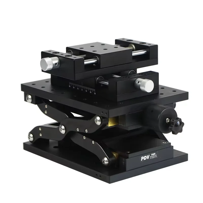 Manual Multi-dimensional Combined Stage Three-axis Sliding Table Manual Lab Jack Displacement Stage