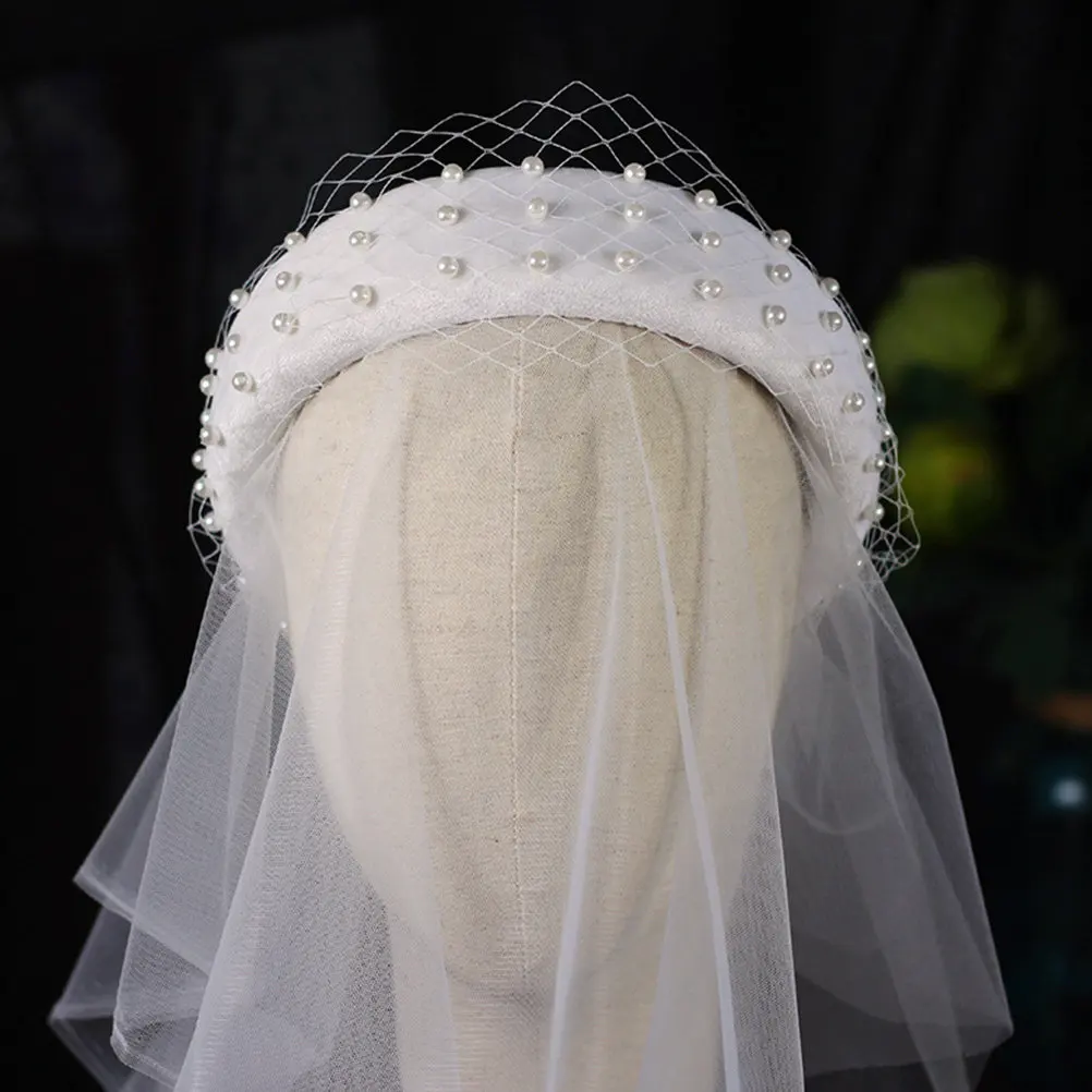 

Pearls Headband Elegant Wedding Bridal Hairband Light Comfortable Bridal Pearls Hair Accessories Wedding Bride Headpiece
