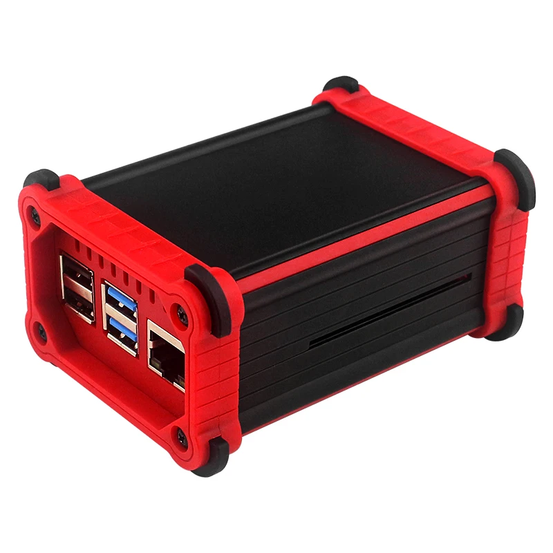 Raspberry Pi 4B Aluminum Alloy Case Shockproof With Cooling Fan Heatsinks Passive Active Cooler ForRaspberry Pi 4B