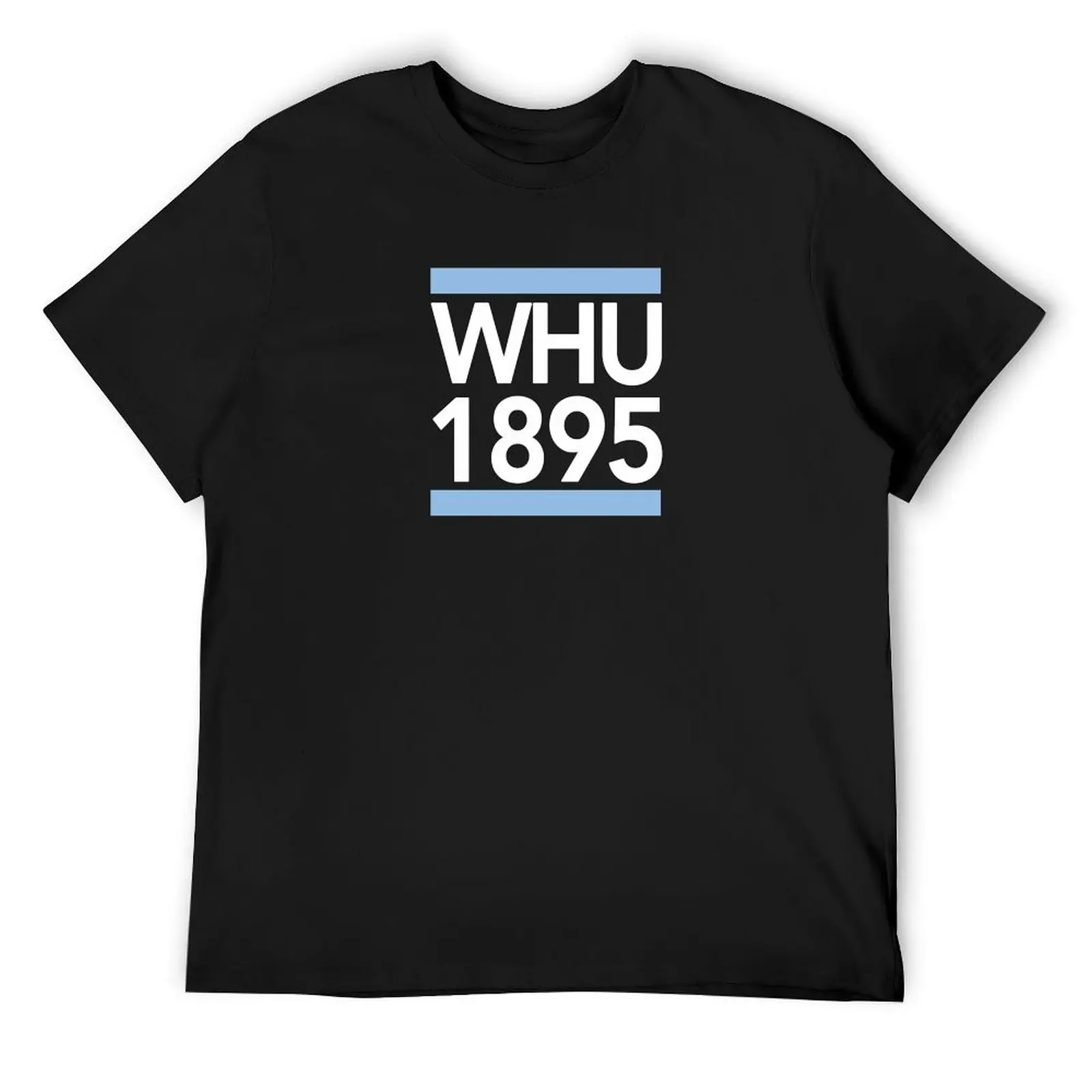 

Футболка WHU 1895, забавная рубашка, хлопковые мешковатые рубашки, толстовки больших размеров, мужские
