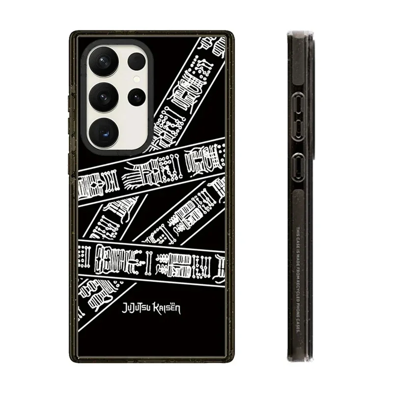 

Anime MagSafe Acrylic Black Border Case for Samsung Galaxy S22 Ultra S23 Ultra S24 Ultra Cover Protective Shell