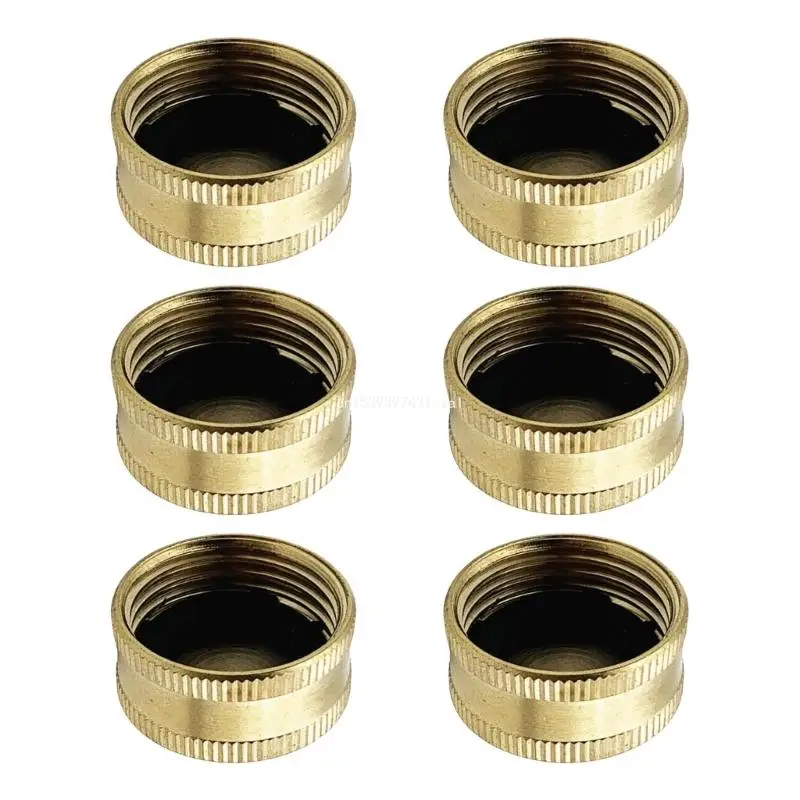 Universal Propane Cylinder Caps Solid Brass Sealing Protections Propane Tanks Protector Caps Outdoor Grill Tanks Caps