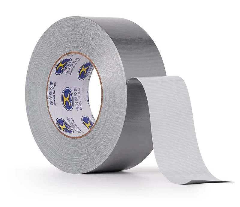 Silver gray cloth base tape single side high adhesive strong tape waterproof windproof thickening repair wear-resistant tape