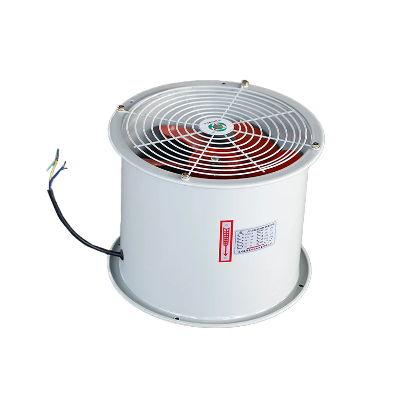 Stainless steel electric ball bearing oil-resistant axial fan for high humidity workshop environment OEM/ODM