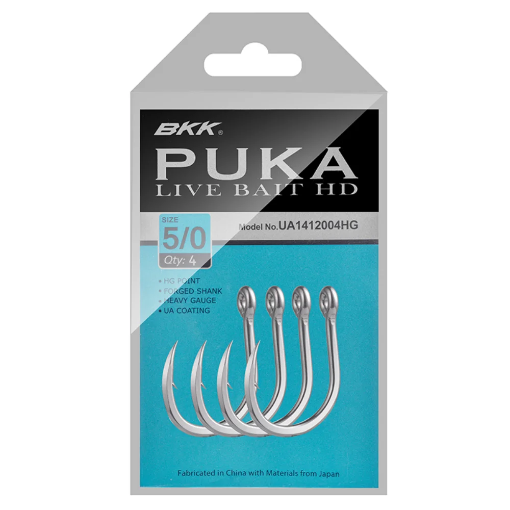 BKK PUKA Live Bait Lure Jigging Fishing Hooks