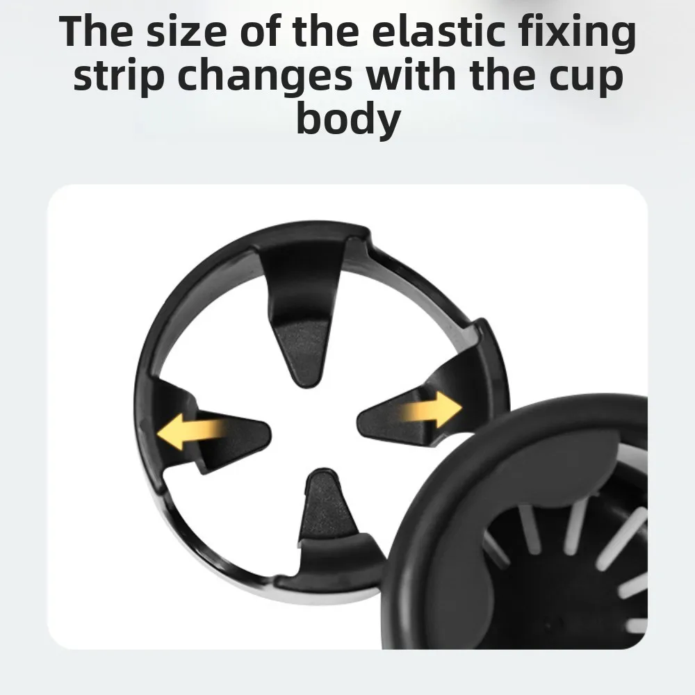 حامل أكواب لعربة الأطفال مضاد للانزلاق، سهل التركيب، حامل أكواب للأطفال قابل للتعديل