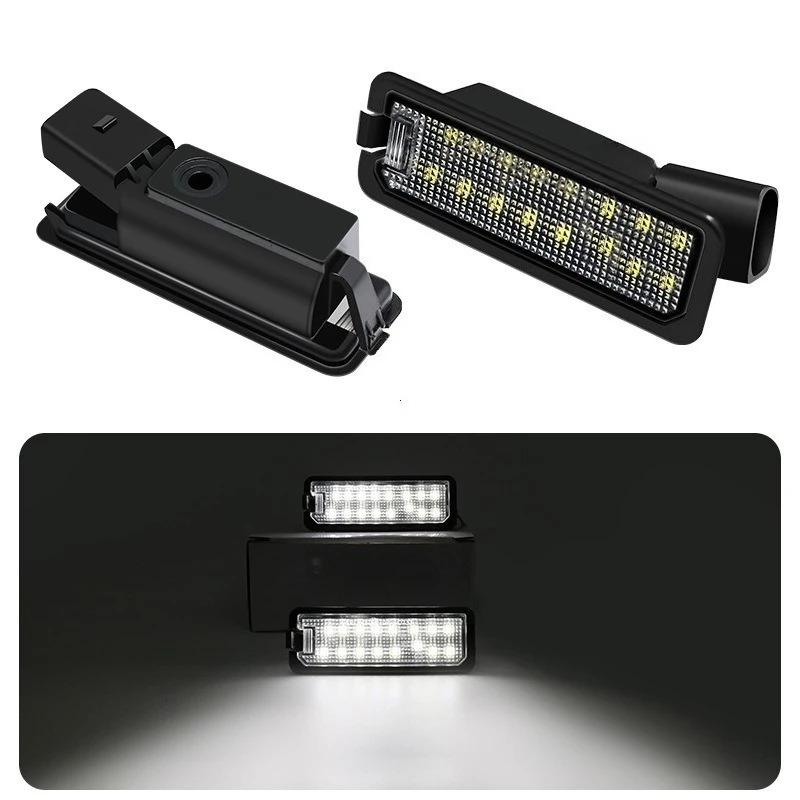 ل VW GTi Golf 4 5 6 7 MK4 MK5 MK6 MK7 باسات B7 CC EOS شيروكو بيتل 2 قطعة أضواء لوحة ترخيص رقم LED مع Canbus