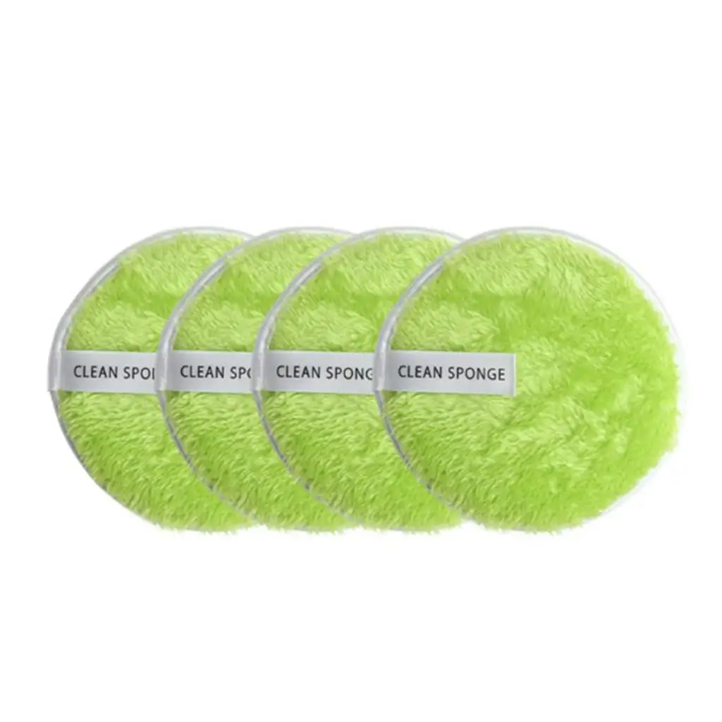 Face Cleaning Puff Cotton Sponge Set Deep Cleaning Facial Makeup Remover Pads for Skincare and Exfoliating