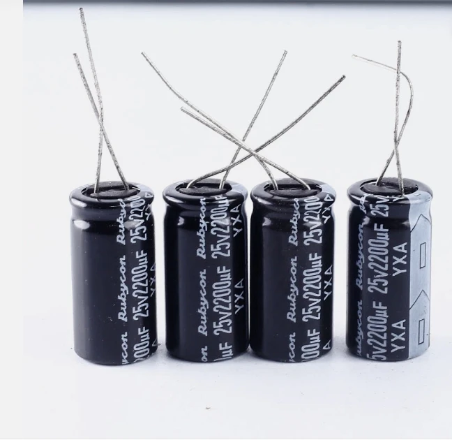 50pcs RUBYCON YXA series 4700UF 2200UF 1000UF 10V 25V 35V 50V low resistance long life aluminum electrolytic capacitor  105C