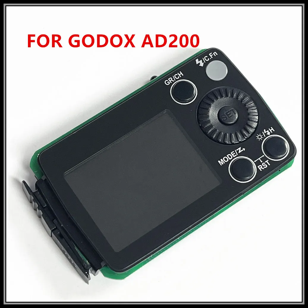 100%  NEW  Original  For Godox AD200 Back Control ASSY Mainboard With LCD Screen + Button + Rubber Flash Part