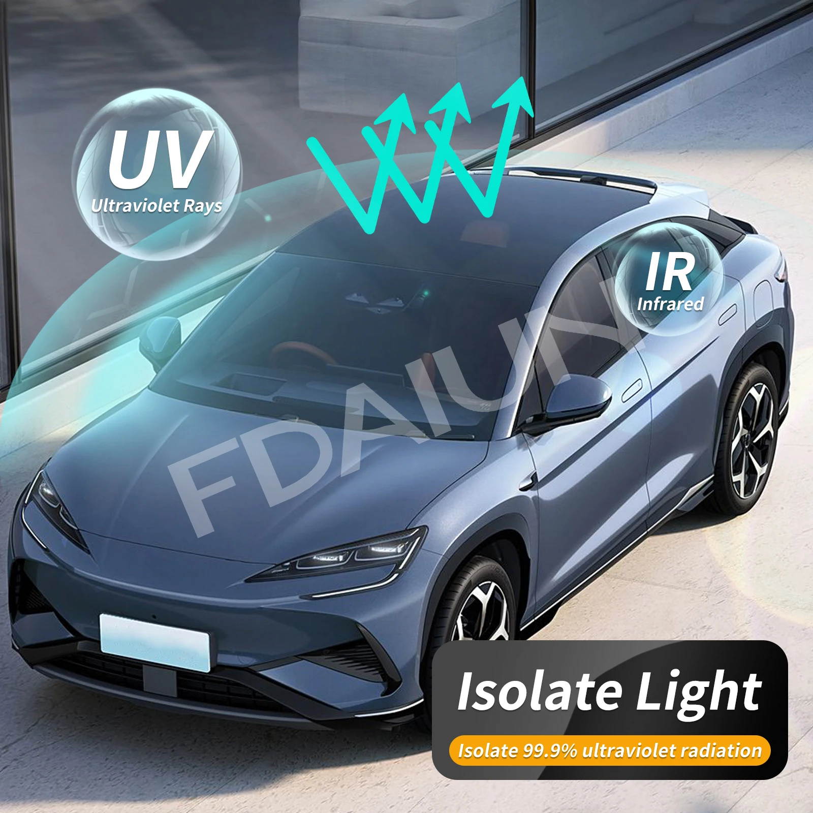 

ТПУ для BYD Sealion 7 морской лев 07 2024 2025 2026 ледяная броня теплоизоляция автомобильные аксессуары PPF предварительно вырезанная защитная пленка для люка