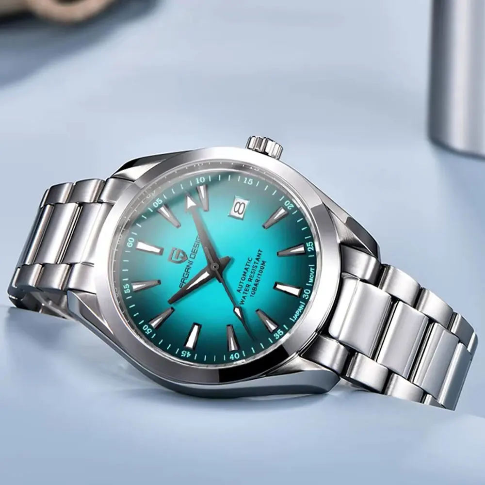 New PAGANI DESIGN Top Brand 40mm Men Watch Sapphire Glass Automatic Wristwatch Stainless Steel Waterproof Mechanical Watches Men