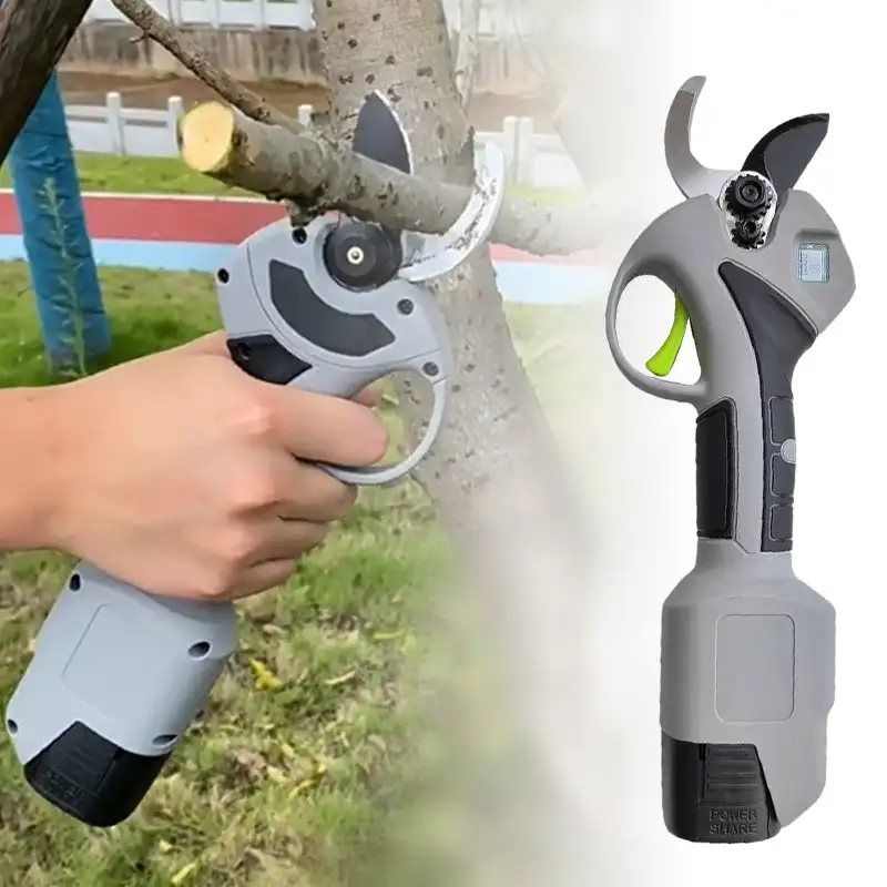 

Garden Electric Pruning Shears with Battery and Charger Brushless Cordless Electric Garden Scissors Fruit Tree Branches Cutter