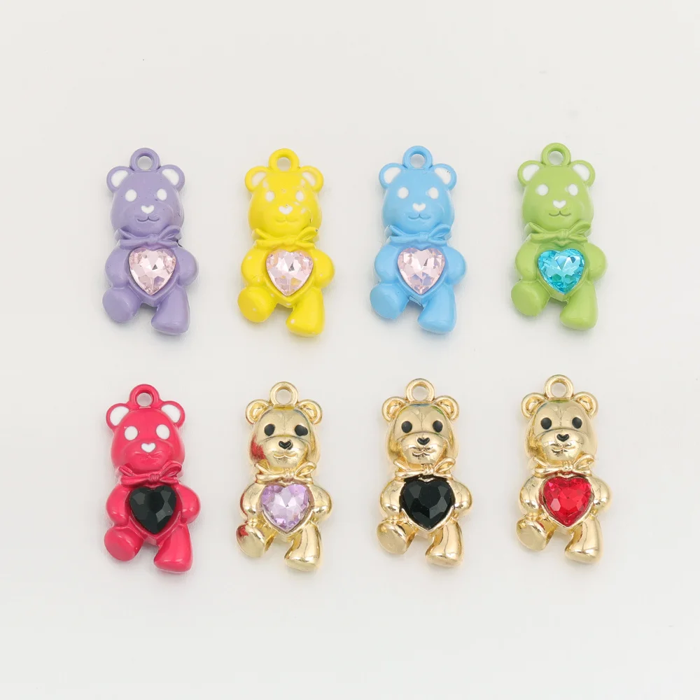 

Cordial Design 11*25MM 50Pcs DIY Alloy Pendant/Earrings Accessories/Hand Made/Jewelry Findings & Components/Bear Shape #194125