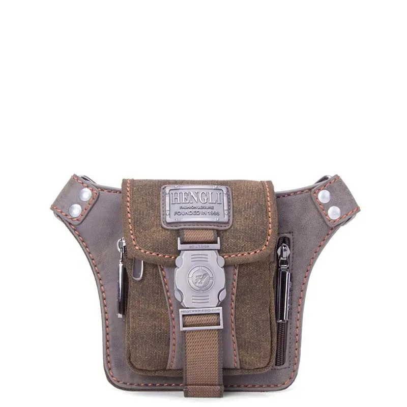 Belt bag Mini Retro Fashion Portable Waist Bag Purse Wearable Vintage Canvas Leisure Tourism Waist Packs Tactical fanny pack