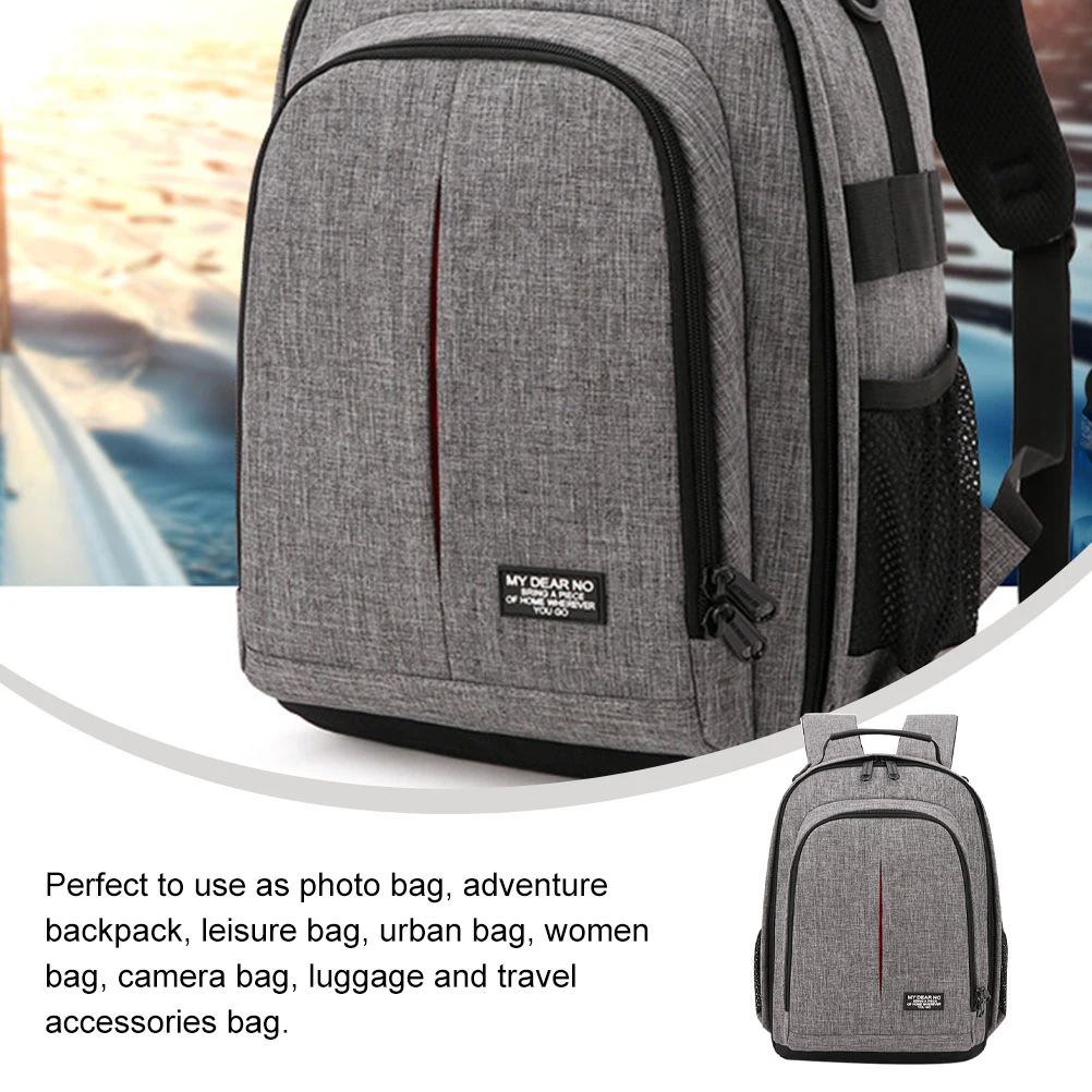

Travel Storage Bag Camera Waterproof Backpack Shockproof Shoulders Woman Carrying