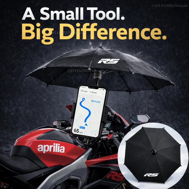 

Держатель для телефона и зонта для мотоцикла APRILIA RS, водонепроницаемый, солнцезащитный, антибликовый, дождезащитный, крепление на руль для GPS