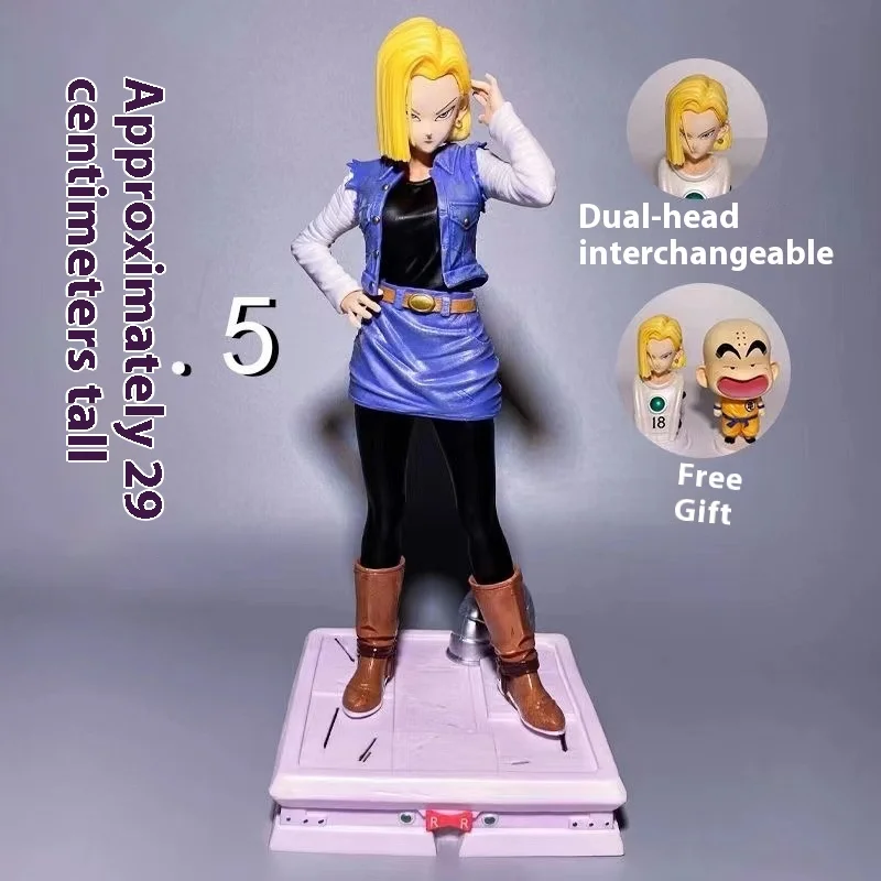 

Dragon Ball Z Android 18 Anime Figure Pvc Action Figures Collection Pvc Model Decoration Gk Toys Children Christmas Gifts