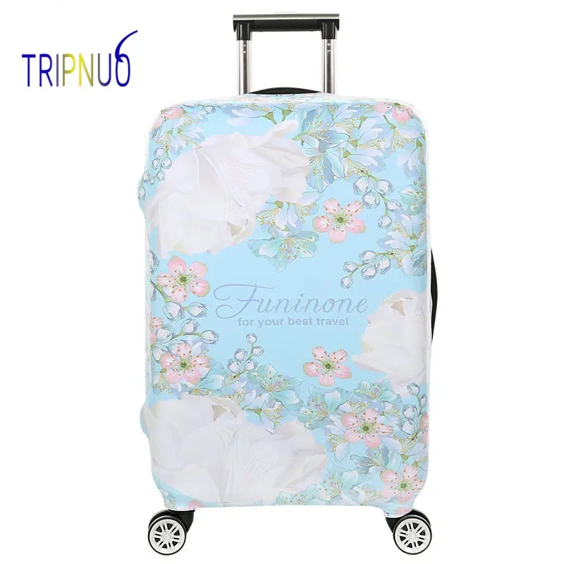 TRIPNUO Thickest Travel Flamingos Luggage Cover Suitcase Protective Cover for Trunk Case Apply to 19''-32'' Suitcase Elastic