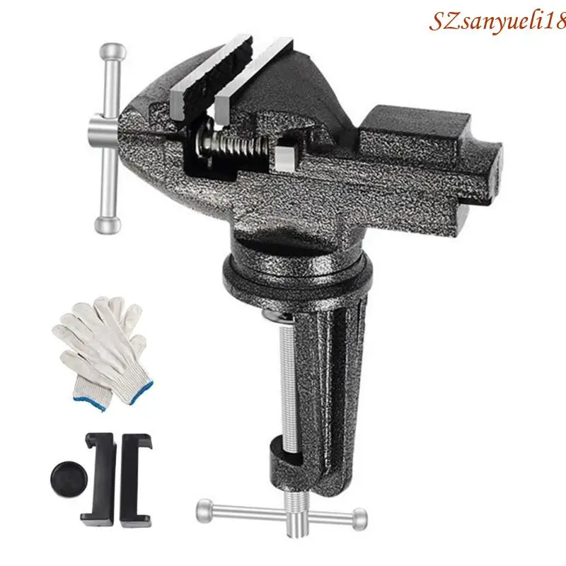 

94PC Steel Table Benches Clamp Vise Multifunctional Benches Vise Table Screw Vise for Craft Mold Fixed Repair Tool