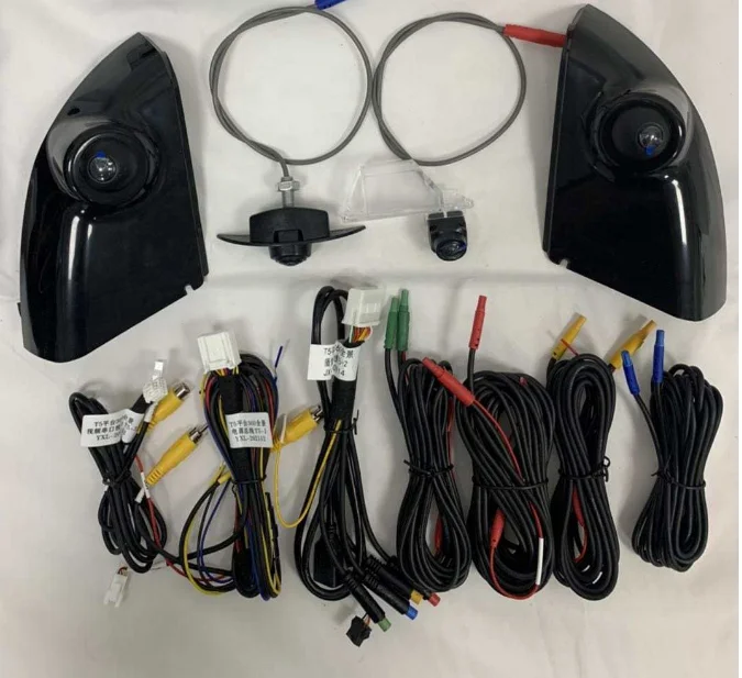 HD 3D LVDS 360 Around View Car Panoramic  for Nissan Patrol Y62 2013-2022 Dynamic Trajectory Parking Sensor Car Mode