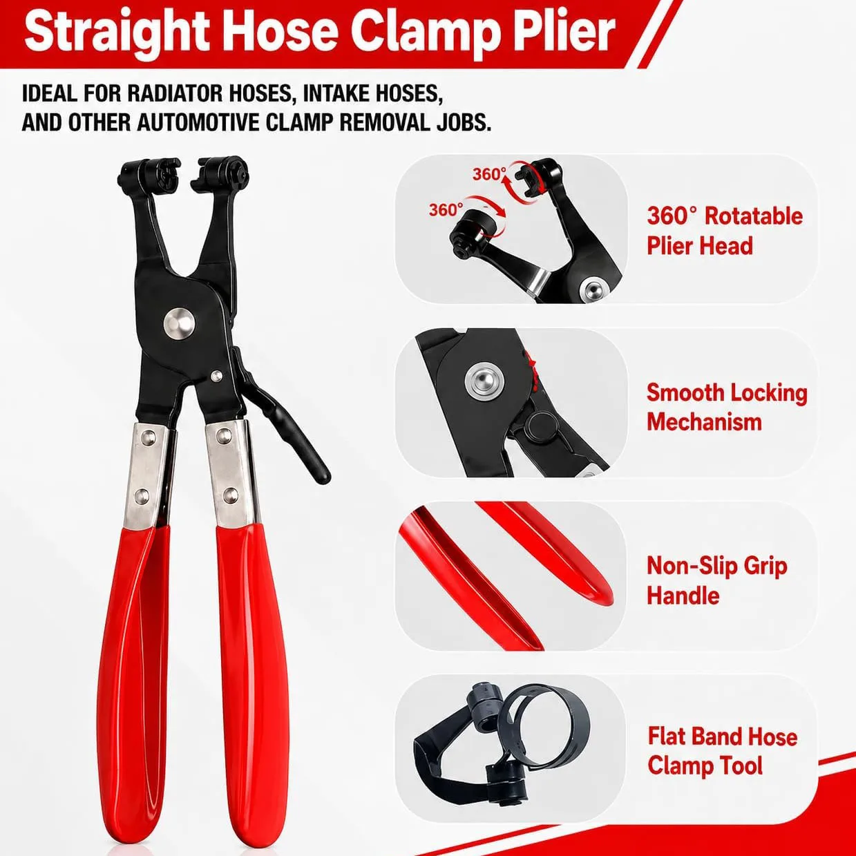 Rotary Clamp Tool for Disassembling Flat Belts