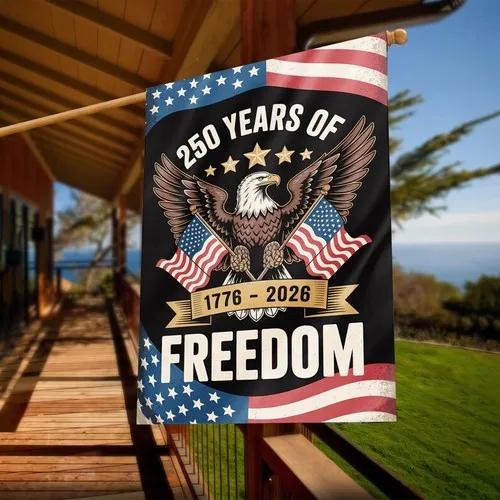 Years America Garden Flag Outdoor Decor Patriotic Yard House Banner Double S UUI GGX