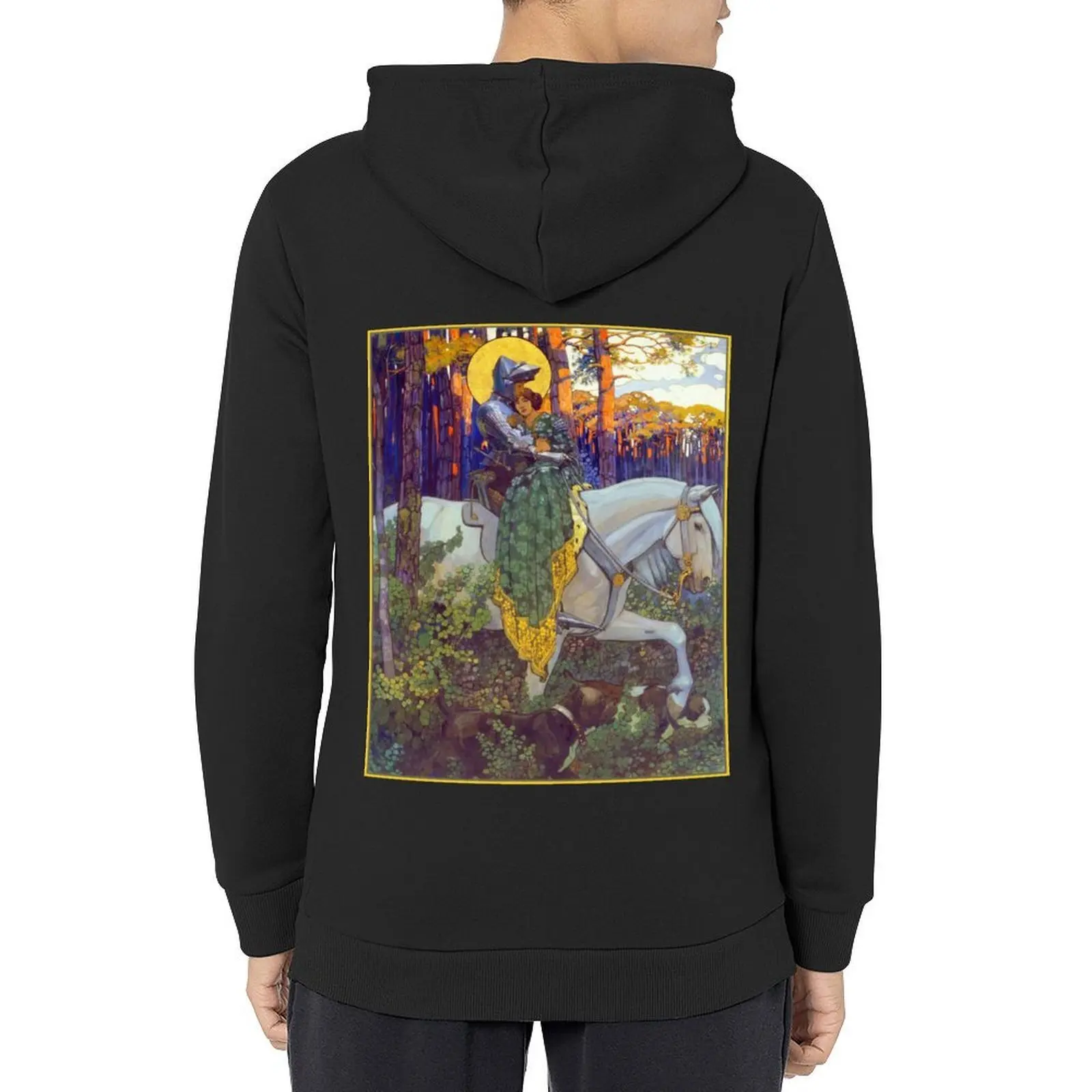 

Maximilian Liebenwien. The legend of Saint George. Saint George rescues the princess. Hoodie
