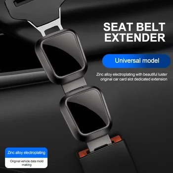 רכב חגורת בטיחות הרחבה רצועות הכתף extender כפתור אוניברסלי עבור tesla porsche mercedes benz אביזרי פנים