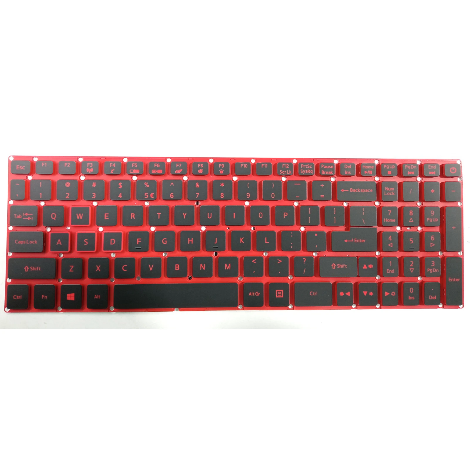 For Acer Nitro AN515-51 N16C7 N17c1 AN515-51-705 English Keyboard Red Backlit