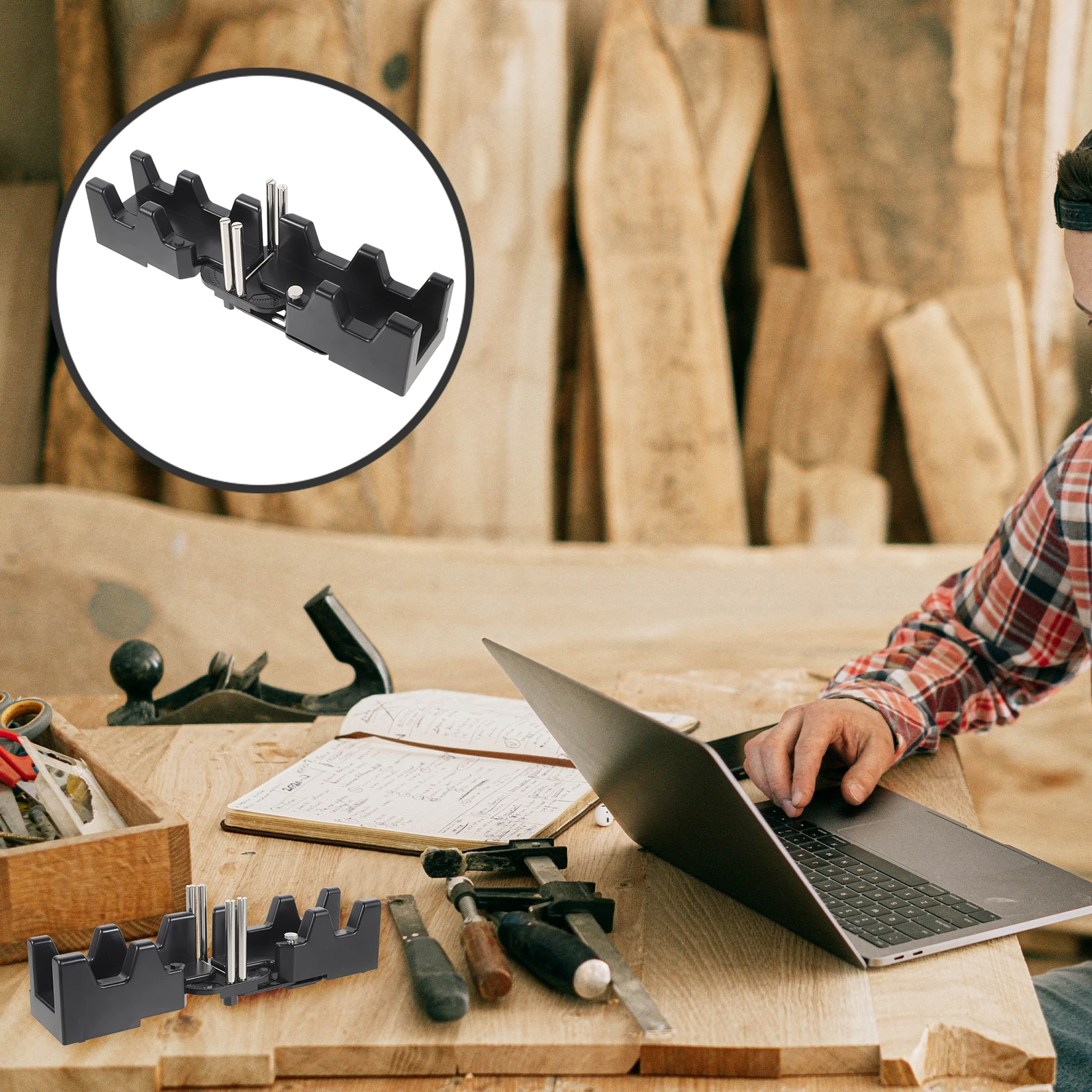 

Measuring Cutting Tool Plastic ABS Stainless Steel Bevel Measurement Protractor Angle Woodworking Home Improvement