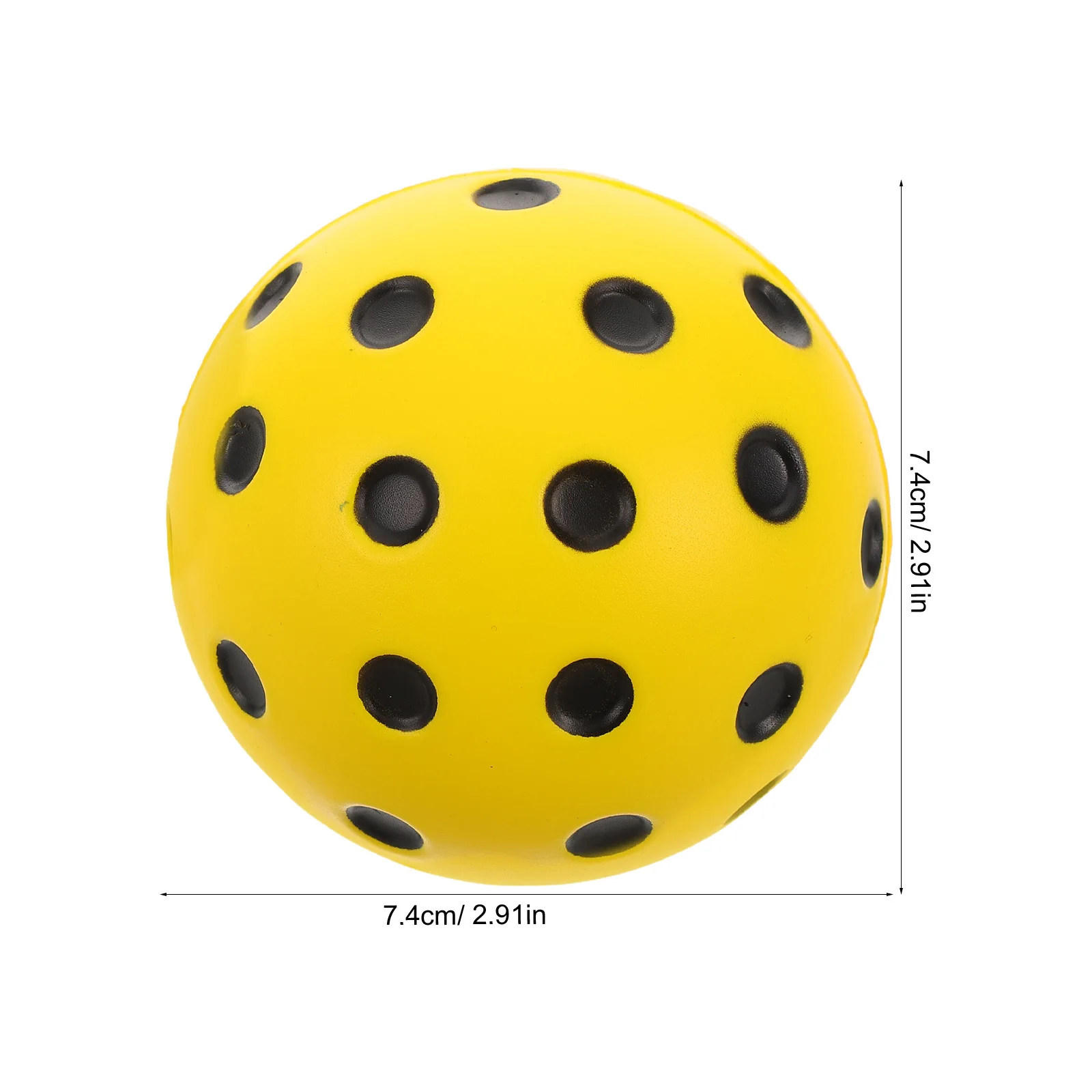 كرات ممارسة كرة البيسبول المتينة المكونة من قطعتين من كرات الإسفنج ذات التأثير المنخفض معدات ألعاب صغيرة للتدريب على نشاط الملعب الصامت