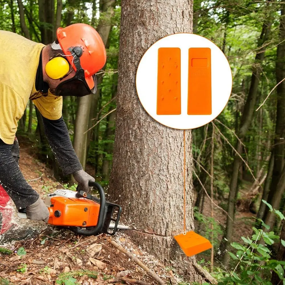 

14 см клинья для валки деревьев, противоскользящие, износостойкие клинья для бензопилы для деревьев, оранжевый, АБС-пластик, разделочный клин, инструмент для резки деревьев
